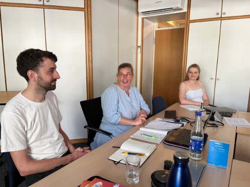 KLUG-Workshop zum Hitzeschutz in Mainz - Referenten KLUG Frau Koch und Herr Gergen